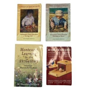 Montessori Books for Teachers or Parents, Educational Parenting, Bundle LOT OF 4
